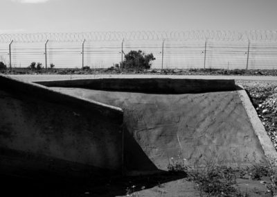 Protection pit. Kibbutz Beeri, Israel.